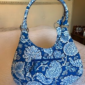 NWOT Vera Bradley Large Hobo Bag Blue Lagoon